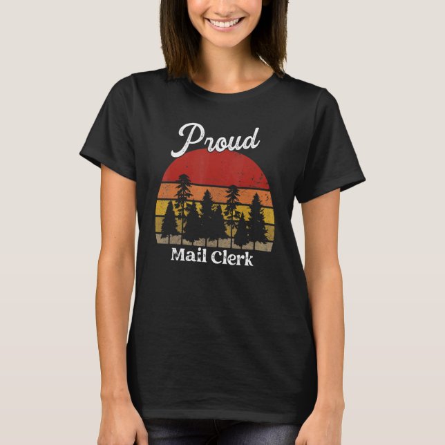 Funny Mail Clerk Camisetas Job Title Profesores_1 (Anverso)