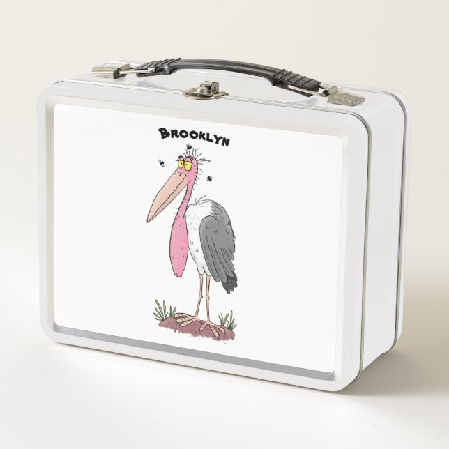 Funny marabou stork personalizado (Anverso)
