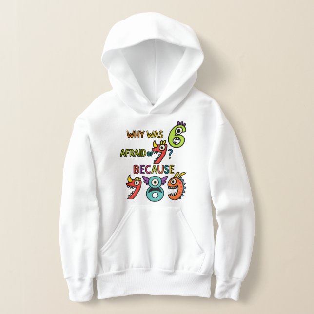 Funny Maths Numbers Hoodie for Kids (Distribución )
