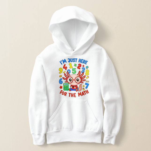 Funny Maths Numbers Joke Cartoon Hoodie Kids UK!! (Distribución )
