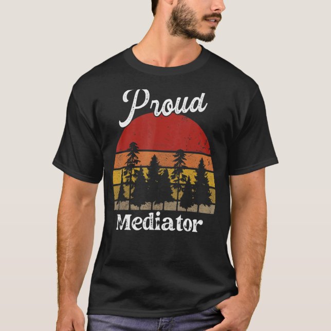 Funny Mediador Camisetas Profesionales de Título (Anverso)