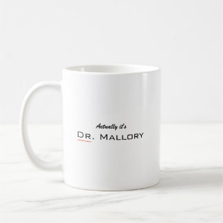 Funny médica personalizado taza de café