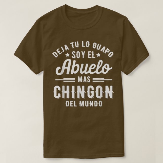 Funny Mens Camisa Deja Tu Lo Guapo Soy El Abuelo M (Diseño del anverso)