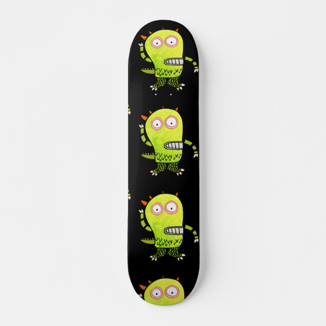 FUNNY MONSTER ALIEN Skateboards (Anverso )