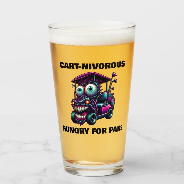 Funny Monster Carro de Golf Regalo Deportes Fans (Anverso (lleno))