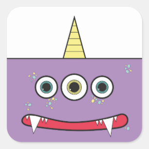 Funny Morple Monster pegatinas