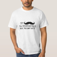 Funny Mustache Cita Camiseta