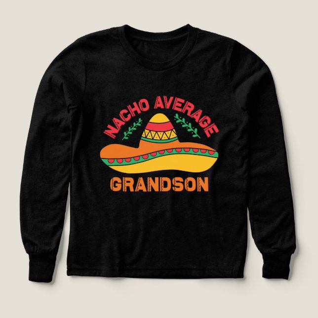 Funny nach overage Grandson word art  (Diseño frontal)