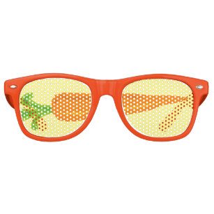 Funny naranja veggie fiesta sombras gafas de sol