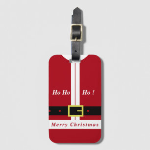 Funny Navidades etiqueta de equipaje Santa Gift