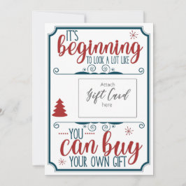 Funny Navidades Gift Voucher Holder