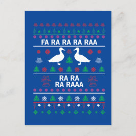 Funny Navidades pato tarjeta de vacaciones