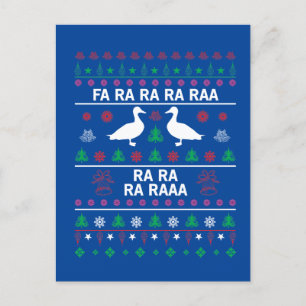 Funny Navidades pato tarjeta de vacaciones