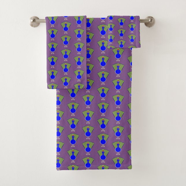 Funny Navidades Peacock Pattern (In situ)