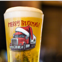 Funny Navidades Semi Transport Truckmas