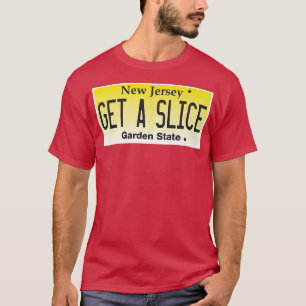 Funny Nueva Jersey NJ Pizza Slice Lover License Pl