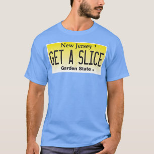 Funny Nueva Jersey NJ Pizza Slice Lover License Pl