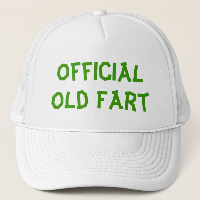 Funny Old Fart Gorra Birthday Gag Gift (Anverso)