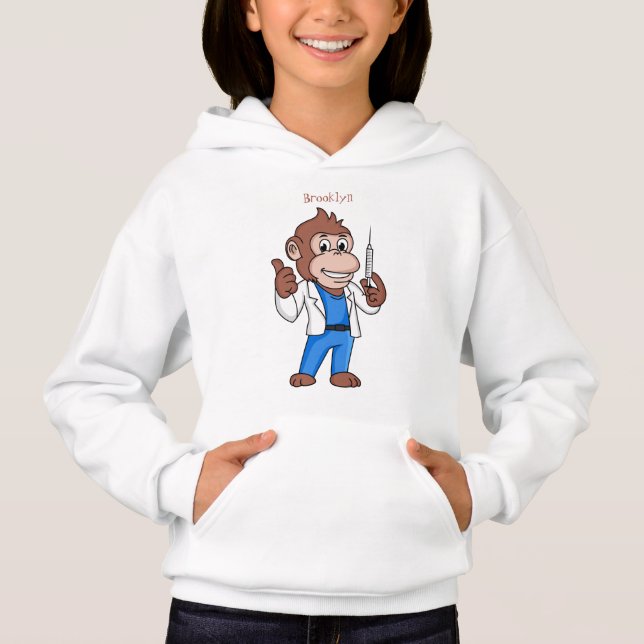Funny orangutan ape personalizado médica (Anverso)