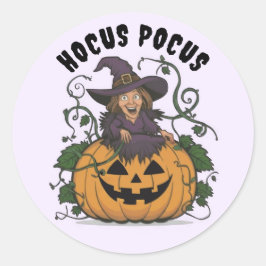 Funny Pegatina de brujas de Halloween