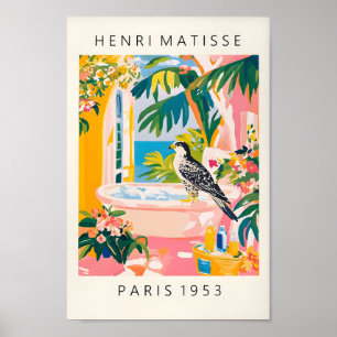 Funny Peregrine Falcon Art, Impresión De Baño Flor