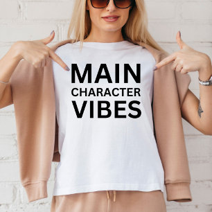 Funny personaje principal vibes libro camiseta de