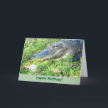 Funny Personalizado de golf Tarjeta de felicitació<br><div class="desc">Una tarjeta de felicitación de cumpleaños del personalizado del ligador de Florida para el golfista de Florida.</div>