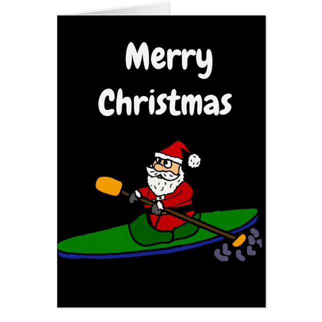 Funny Personalizado de Navidades de Santa Claus Ka (Frente)