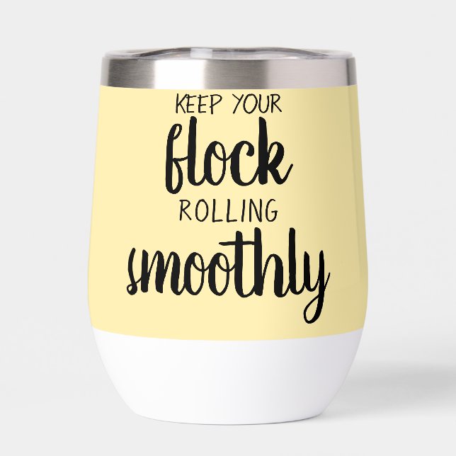 Funny Personalizado Texto Chicken Farm Propietario (Trasero)