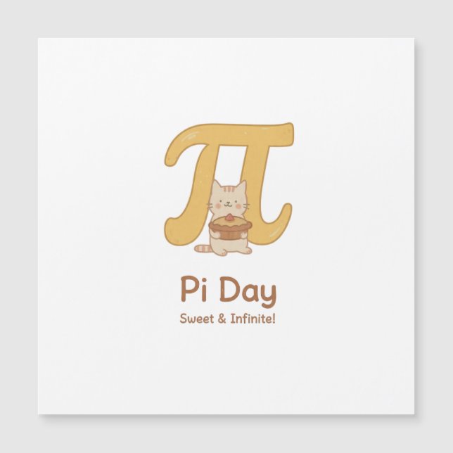 Funny Pi Day Animal with Pie – Math Lover Gift (Anverso)