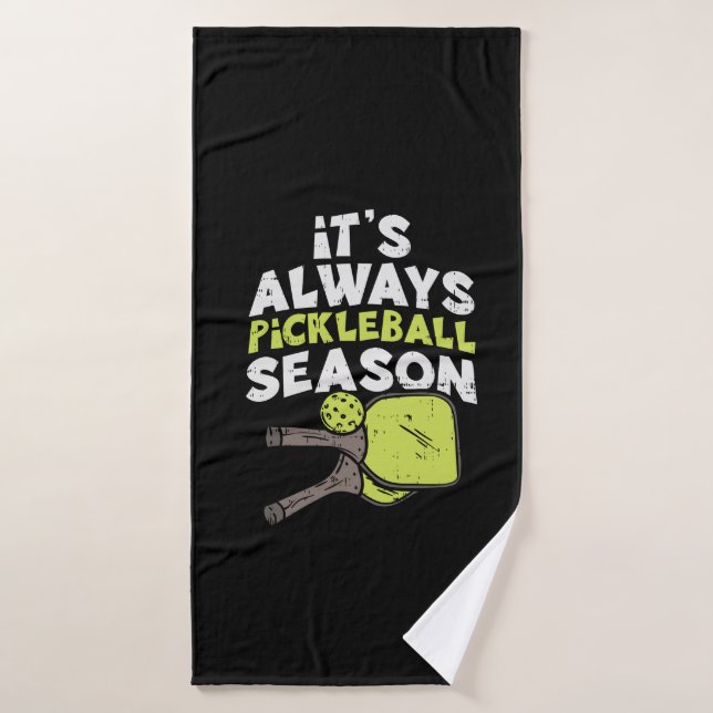 Funny Pickleball (Toalla de baño)