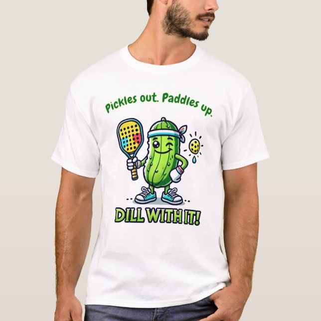 Funny Pickleball Mens Player Tshirts Tops (Anverso)