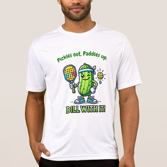 Funny Pickleball Mens Player Tshirts Tops (Anverso)