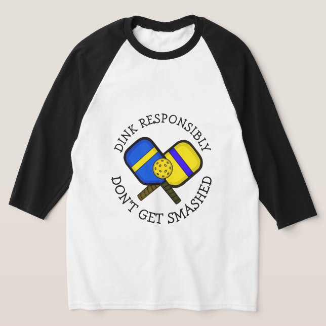 Funny Pickleball Pun | No se rompa la camiseta (Distribución)