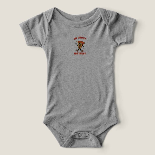 Funny Pizza Shirt – In Crust We Trust Graphic Tee (Diseño delantero )