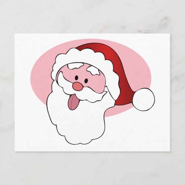 Funny postal de Santa personalizado (Anverso)