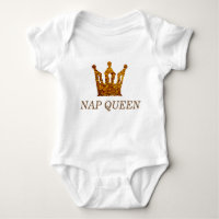 Funny Queen Baby Jersey Bodysuit