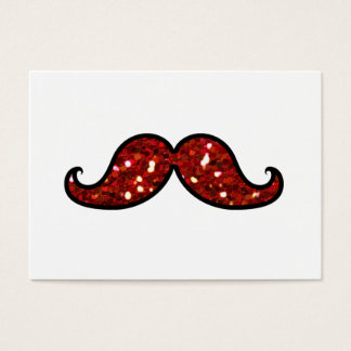 FUNNY RED MUSTACHE IMPRESO PURPURINA