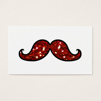 FUNNY RED MUSTACHE IMPRESO PURPURINA