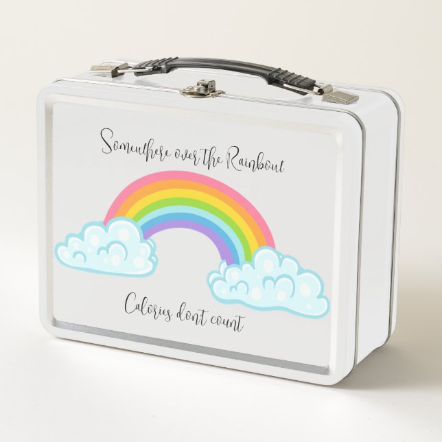 Funny Retro Metalizado Lunchbox (Anverso)