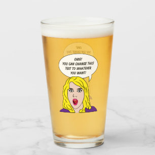 FUNNY RETRO WOMAN personalizado texto