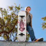 Funny Romantic Slon Skateboard - Sonrisa<br><div class="desc">Divertido Personalizado de sonrisas románticas de sonrisas de color animal dibujo de corazones de amor juguetones - Elija / agregue su texto único / fuente / color - Haga su regalo especial - Redimensionar y mover o eliminar y agregar elementos / imágenes con herramienta de personalización ! - Dibujo y...</div>