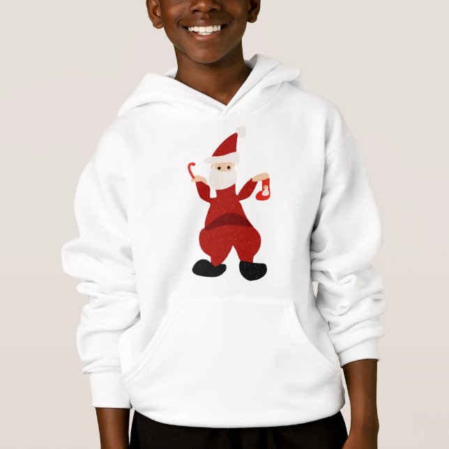 Funny Santa Claus Hoodie (Anverso)