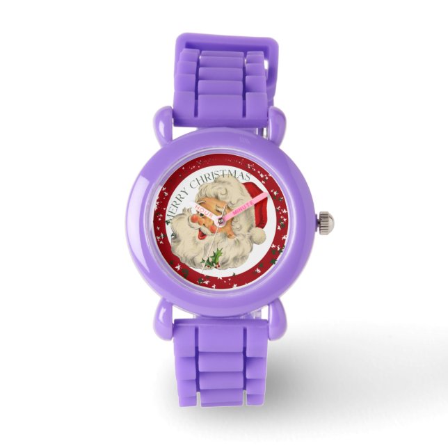 Funny Santa ~ Reloj de muñeca (Anverso)
