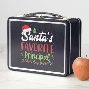 Funny Santa's Favorite Principal Christmas