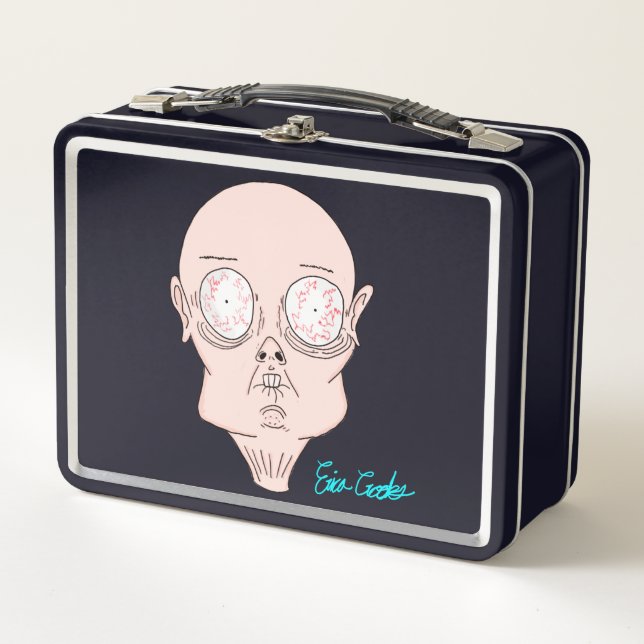 Funny scared cartoon face (Anverso)