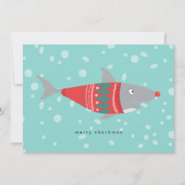 Funny Shark Merry Sharkmas Navidades