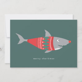 Funny Shark Merry Sharkmas Navidades