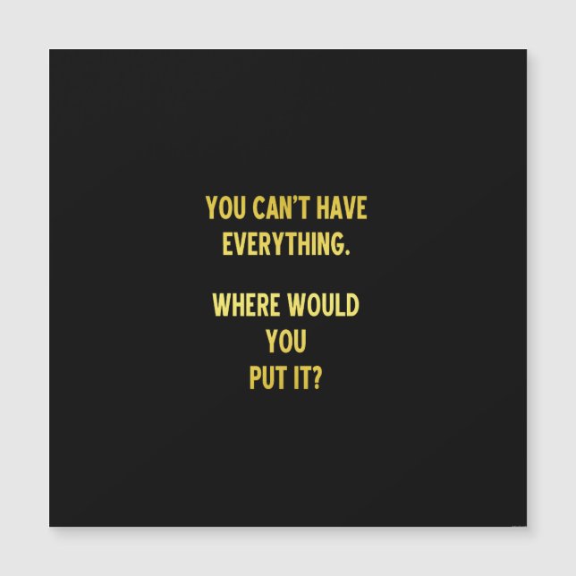 Funny Shopping Hoarding Chiste (Anverso)