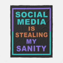 Funny "Social Media" cobija